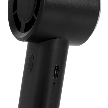 Logotrade corporate gift picture of: Twist RCS recycled plastic re-chargeable portable fan