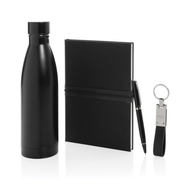 Logotrade promotional merchandise picture of: Swiss Peak RCS deluxe business gift set w/ water bottle