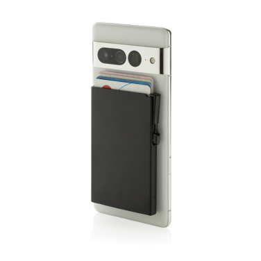 Logo trade promotional giveaways picture of: Standard aluminium RFID magnetic phone cardholder