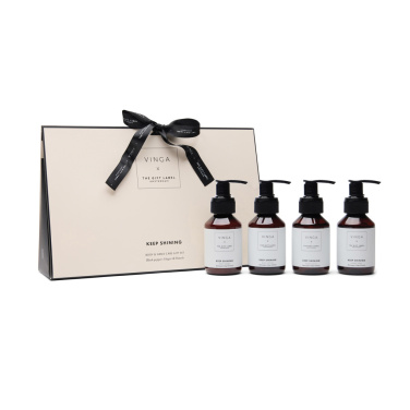 Logo trade corporate gifts image of: VINGA x TGL body and hand care gift set