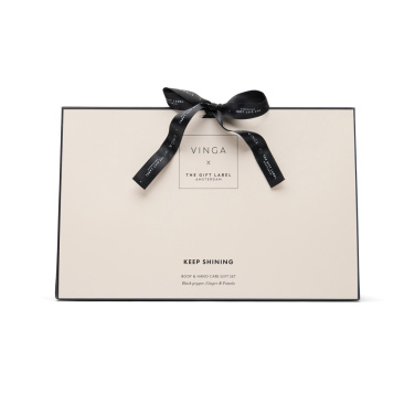 Logo trade promotional giveaways picture of: VINGA x TGL body and hand care gift set