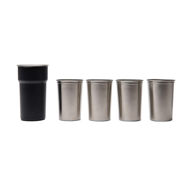 Logo trade corporate gifts picture of: VINGA Parks RCS SS cup, 4 pcs, 250 ML