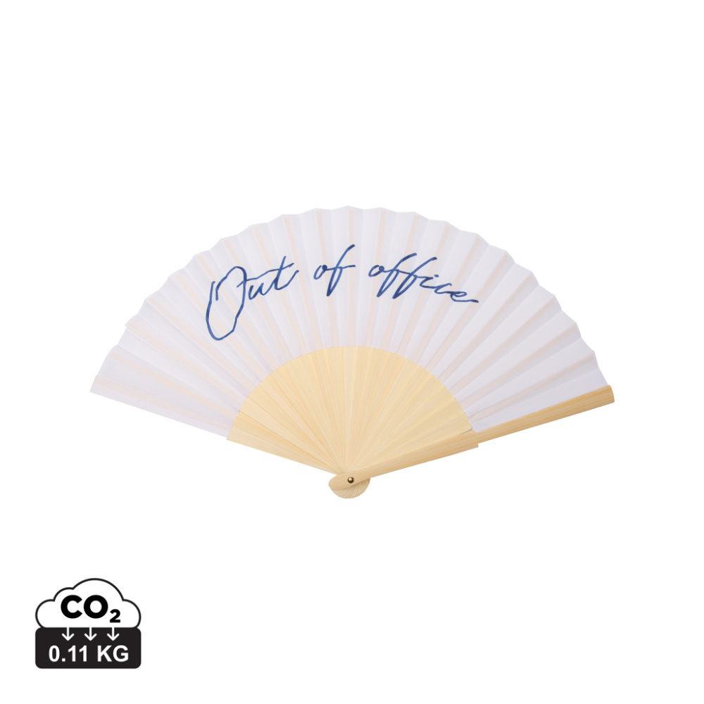 Logo trade promotional products image of: VINGA Out of office hand fan