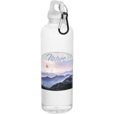 Logotrade advertising product image of: Oregon 750 ml RCS recycled plastic water bottle with carabiner