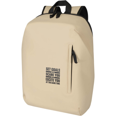 Logo trade promotional gift photo of: Resi Plus 15" GRS recycled anti-theft backpack 18L