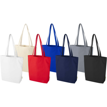 Logo trade corporate gift photo of: Odisha 270 g/m² OCS organic tote bag 10L