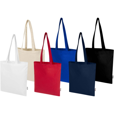 Logotrade promotional items photo of: Peru Blend 180 g/m² GRS recycled cotton tote bag 7L