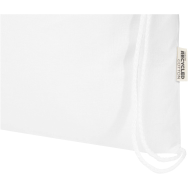 Logo trade corporate gifts picture of: Peru Blend 180 g/m² GRS recycled drawstring bag 5L