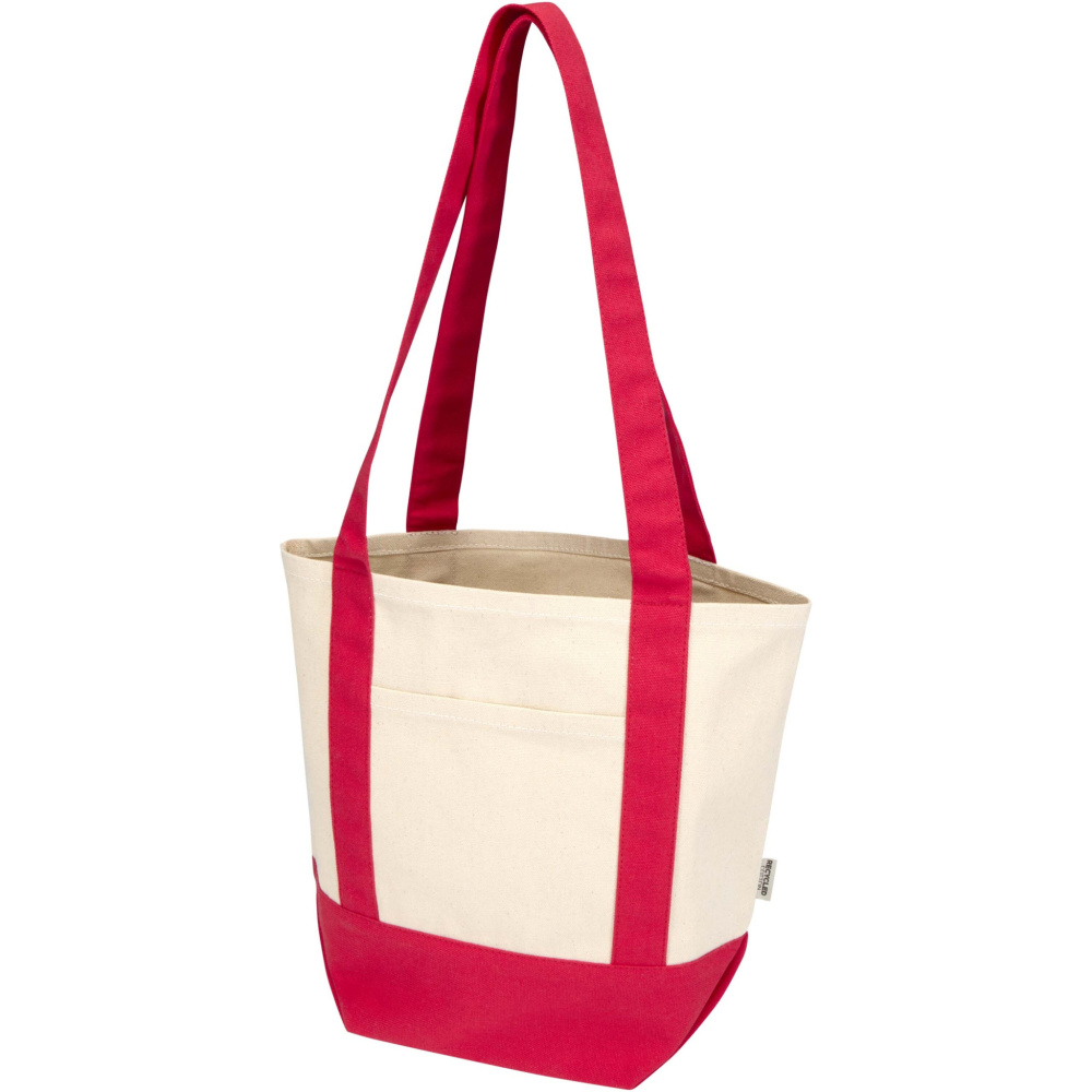 Logo trade promotional giveaways picture of: Sam 320 g/m² GRS recycled mini cotton tote bag