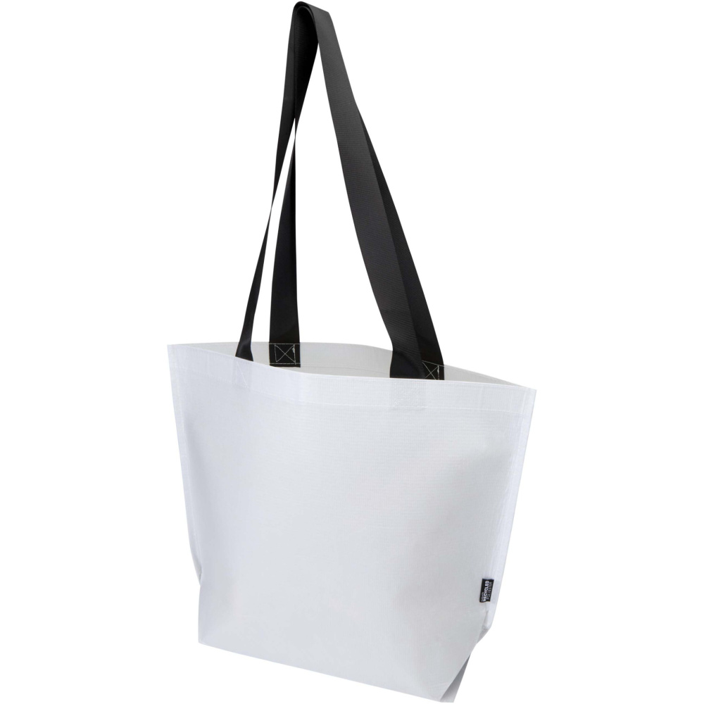 Logo trade business gift photo of: Duo GRS recycled double-laminated tote bag 18L
