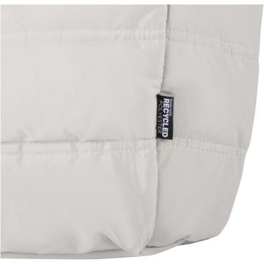 Logo trade promotional giveaways image of: Puffer 15.6" GRS recycled laptop tote bag 18L