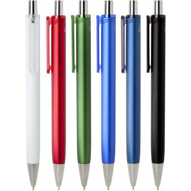 Logo trade promotional giveaway photo of: Feld RCS recycled ballpoint pen with metallic finish (black ink)