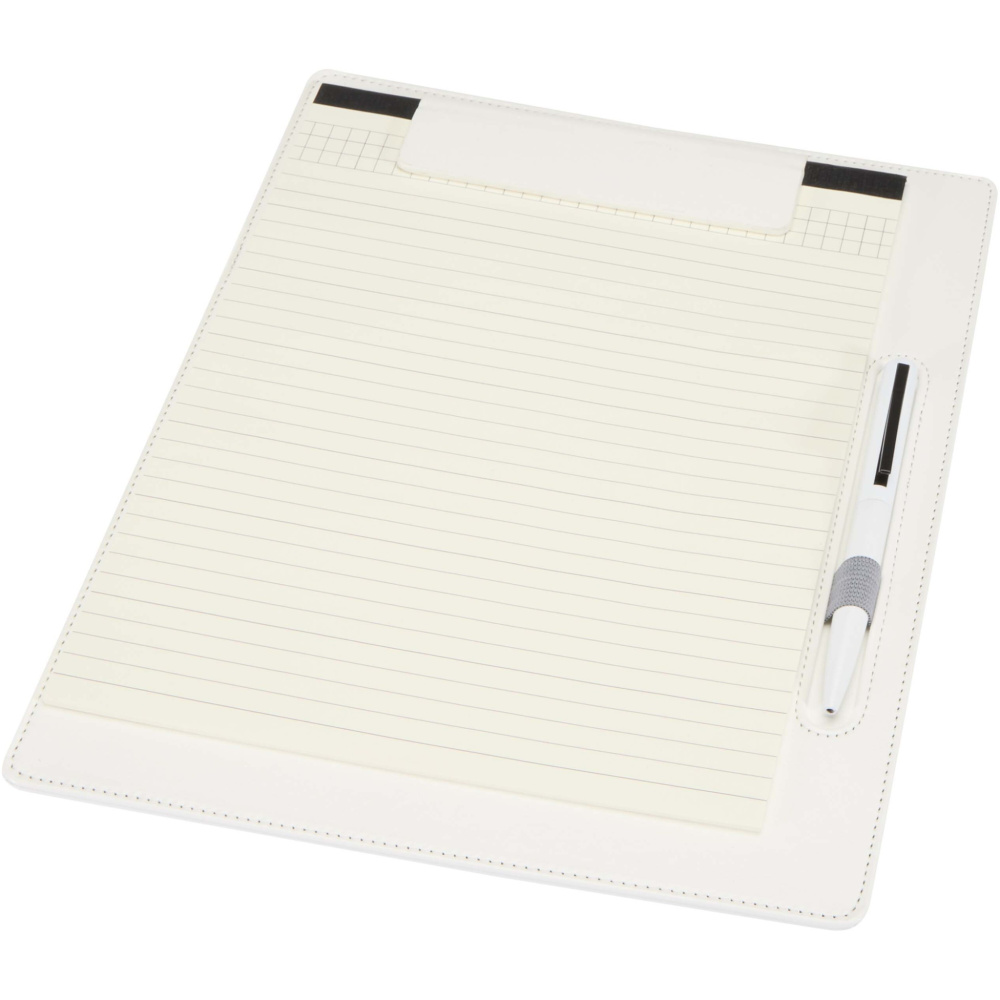 Logotrade business gift image of: Clast A4 clipboard with magnetic closure and RCS recycled ballpoint pen (black ink)