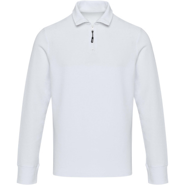 Logo trade advertising products picture of: Zeus long sleeve unisex half zip polo