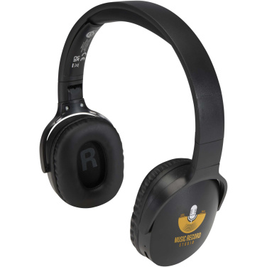Logo trade advertising products picture of: Ancha recycled plastic over-ear wireless Bluetooth® headset
