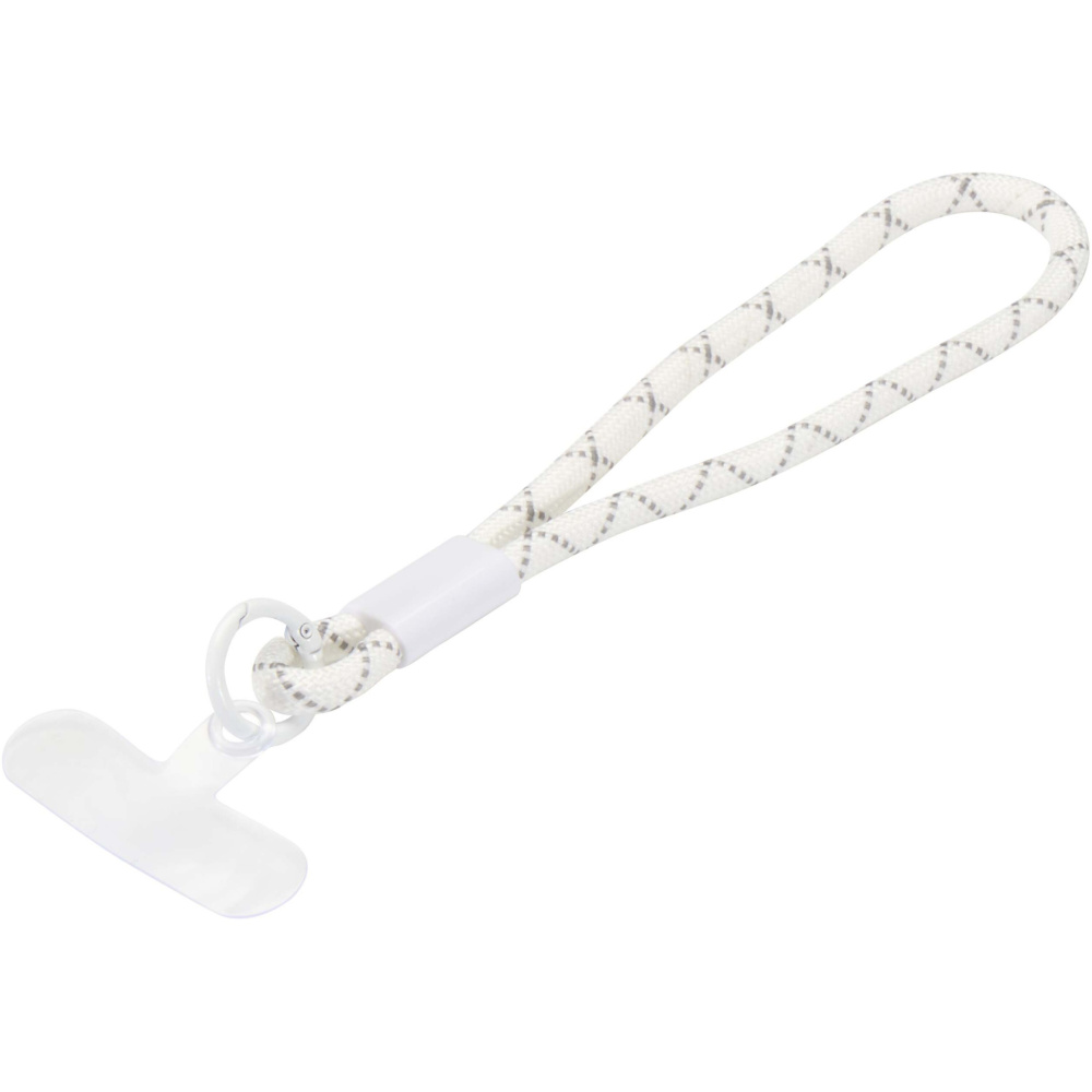 Logo trade business gifts image of: Arich recycled plastic smartphone wristband