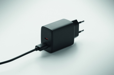 Logo trade advertising product photo of: EU 2-pole wall adapter/charger