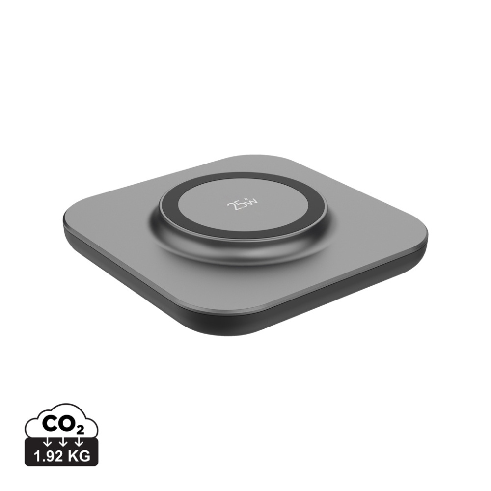 Logotrade promotional giveaway picture of: Quantum ultra-fast 25W magnetic wireless charging pad
