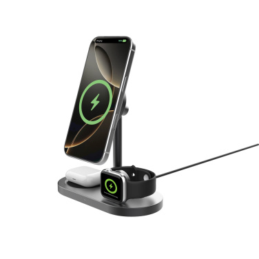 Logo trade promotional gift photo of: Quantum RCS ultra-fast 25W Magnetic desk wireless Charger