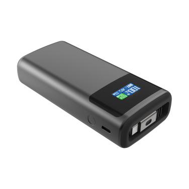 Logo trade promotional products image of: Quantum RCS ultra-fast PD45W 10.000mAh powerbank with screen