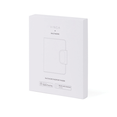 Logo trade promotional products image of: VINGA Baltimore RCS Passport Cover With Finder Dual