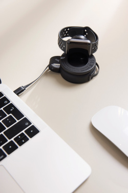 Logo trade advertising products picture of: VINGA Baltimore RCS 2-in-1 Wireless 15W Travel Charger