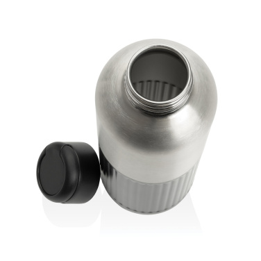 Logo trade promotional merchandise picture of: Ripple RCS R-steel leakproof water bottle with handle 750ML