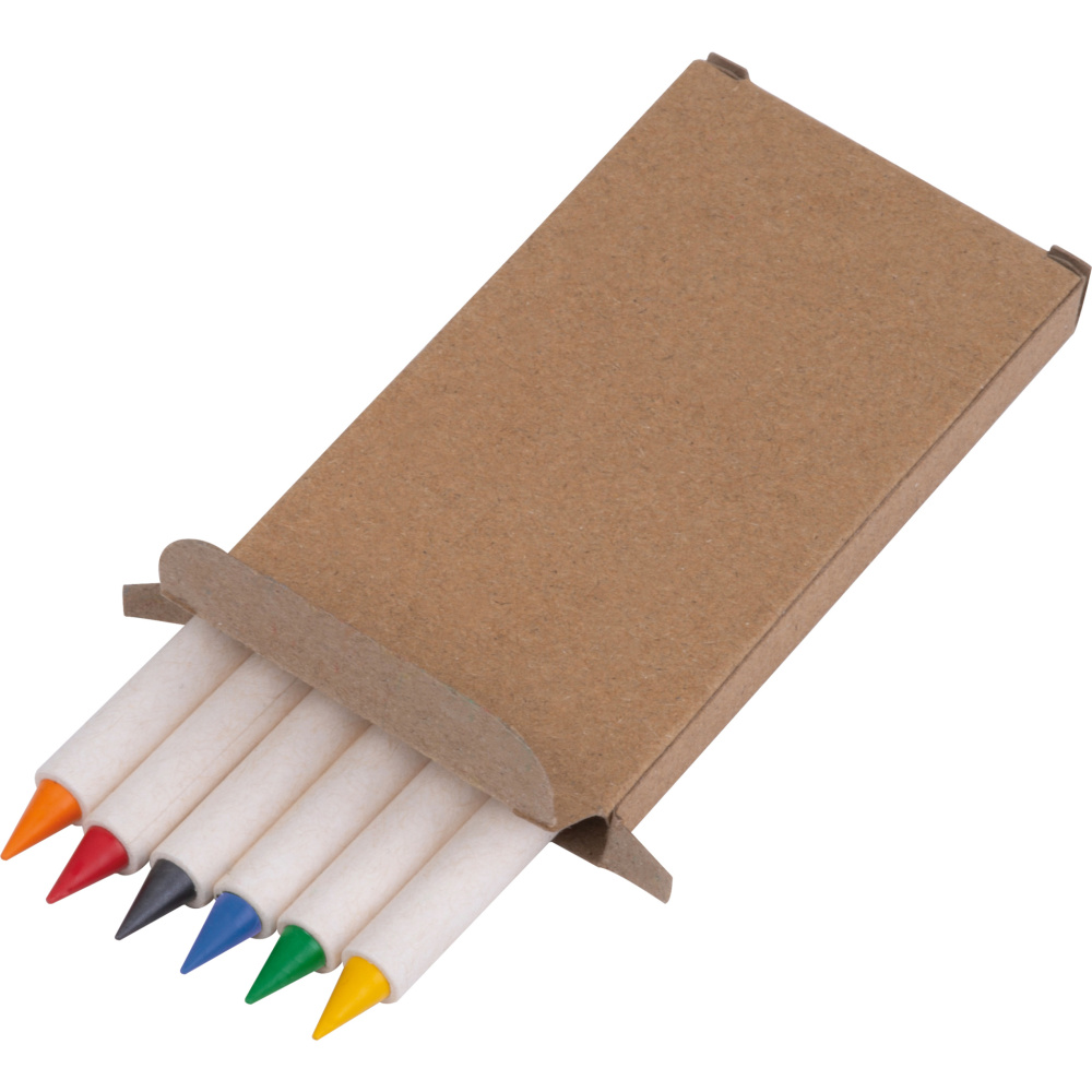 Logotrade corporate gifts photo of: Infinity Set of Wax Crayons KINGSTON