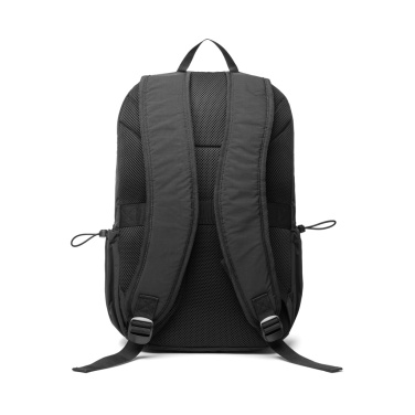 Logo trade promotional products image of: KENTO URBAN RCS recycled nylon 15.6 inch Backpack with front