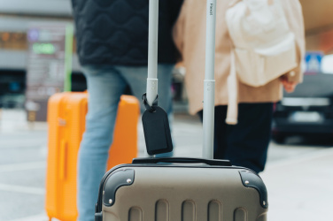 Logotrade corporate gift image of: Globefind Dual RCS luggage tag with worldwide locating