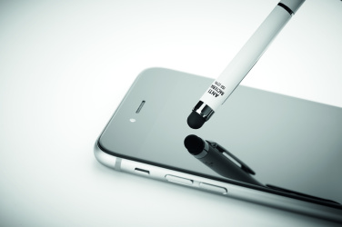 Logo trade corporate gifts image of: Stylus antibacterial pen