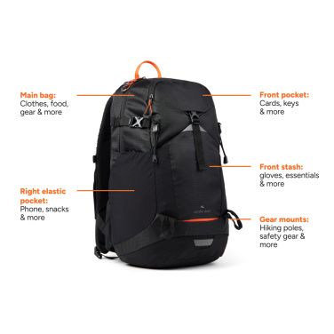 Logotrade business gift image of: Nordic Drift Trail RCS backpack 24L