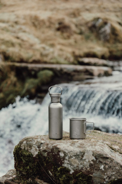 Logo trade corporate gifts image of: Nordic Drift Trail Ultra Light Titanium 600ml Water Bottle