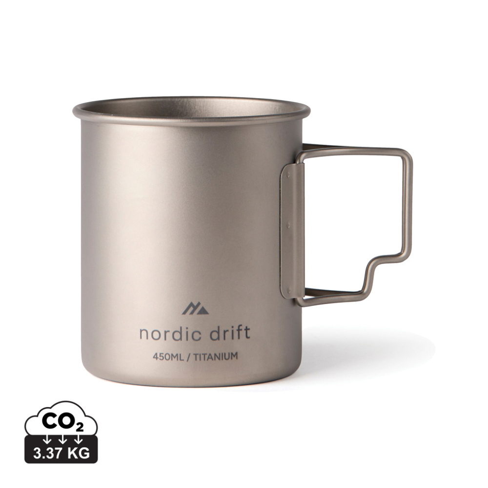 Logotrade corporate gift image of: Nordic Drift Trail Ultra Light Titanium 450ml Cup