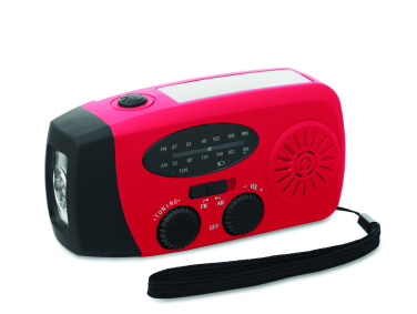Logotrade corporate gift image of: Portable radio SOS with LED torch