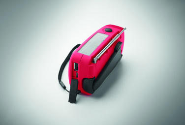 Logotrade promotional product picture of: Portable radio SOS with LED torch