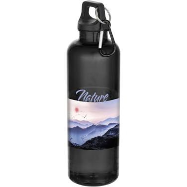 Logo trade promotional items image of: Oregon 750 ml RCS recycled plastic water bottle with carabiner