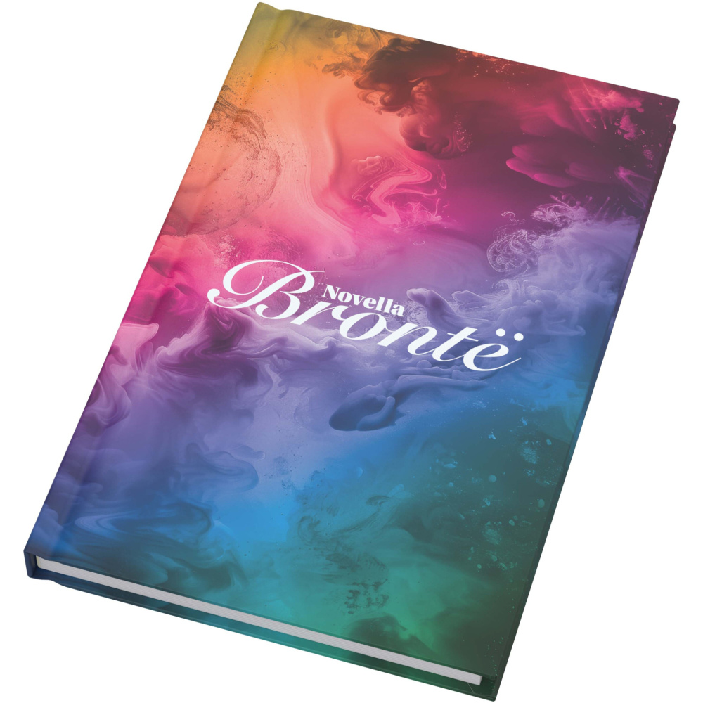 Logotrade promotional merchandise picture of: Novella Brontë A5 matt hard cover notebook - 100 sheets