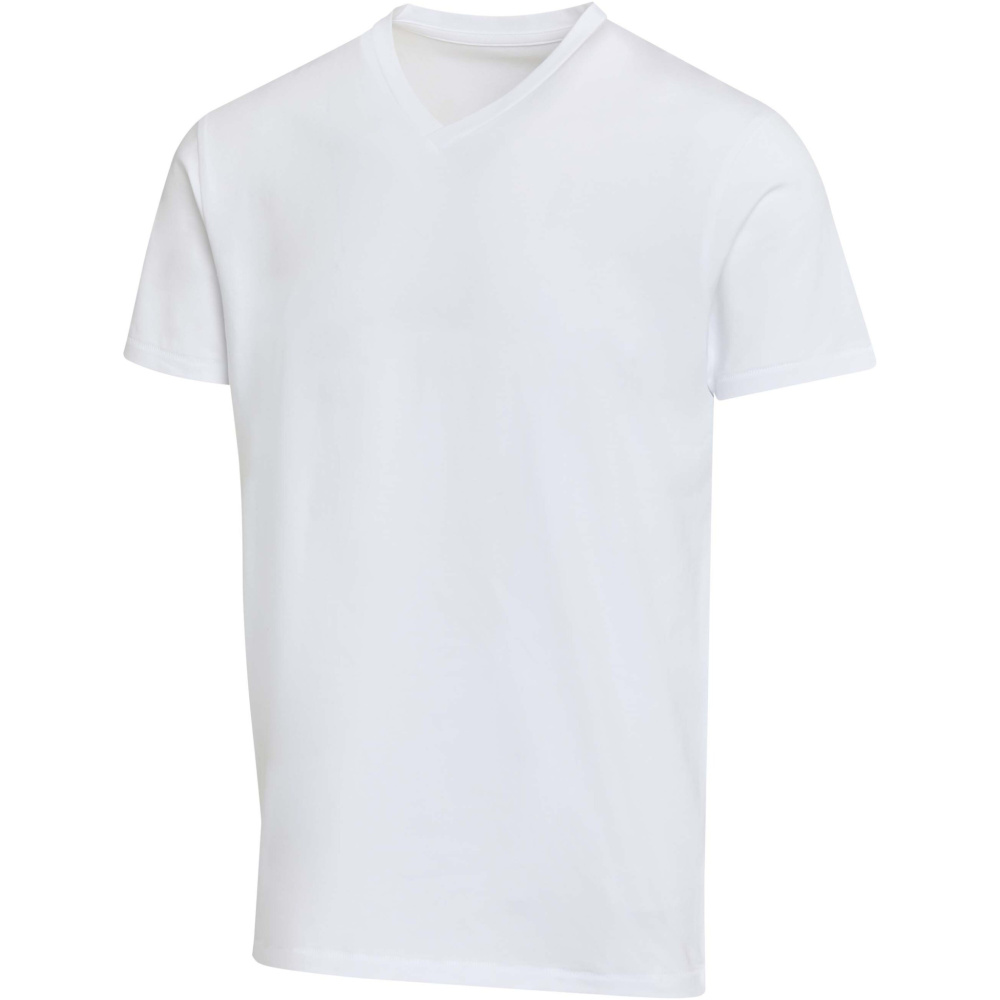 Logo trade promotional item photo of: Balfour 200 g/m² short sleeve v-neck unisex OCS organic t-shirt