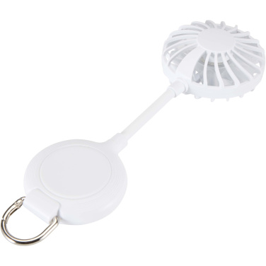 Logo trade promotional gift photo of: Ventio recycled plastic magnetic portable fan