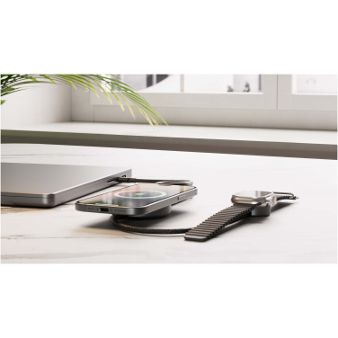 Logo trade promotional gifts image of: Zens Pro 2 15W dual charging cable