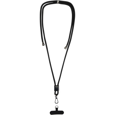 Logo trade promotional items picture of: Vega adjustable recycled smartphone lanyard