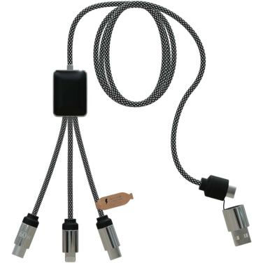 Logotrade advertising product picture of: SCX.design C33 60W Type-C charging cable with dual light-up logo