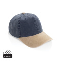 BEAU AWARE™ Washed 6 panel 270gsm cotton twill two tone cap, navy