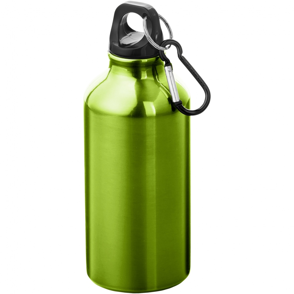 Logotrade firmakingid pilt: Oregon 400 ml alumiiniumist veepudel karabiiniga