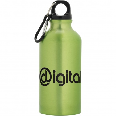 Logo trade firmakingi pilt: Oregon 400 ml alumiiniumist veepudel karabiiniga