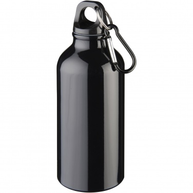 Logo trade meene pilt: Oregon 400 ml alumiiniumist veepudel karabiiniga