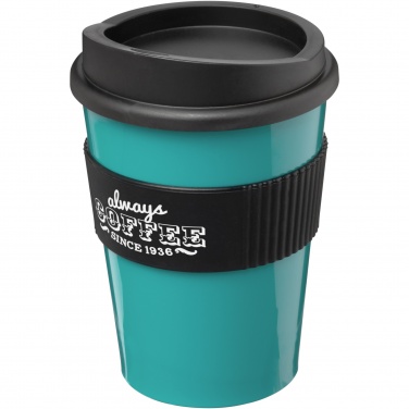 Logo trade reklaamtoote pilt: Americano® Medio 300 ml silikoonist võruga tops