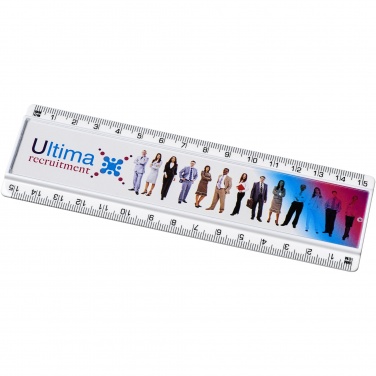 Logo trade firmakingituse pilt: Ellison 15 cm plastikust joonlaud