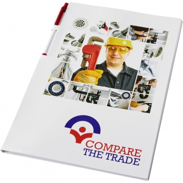 Logo trade reklaamtoote pilt: Essential konverentsimapp A4 märkmik ja pliiats